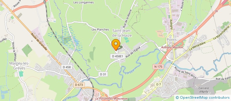 localisation de l'entreprise MONSIEUR ARNAUD MENARD  SAINT-JEAN-DE-LA-HAIZE