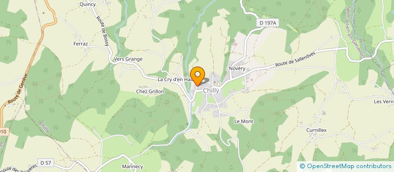 localisation de l'entreprise MONSIEUR ARNAUD MENARD  CHILLY