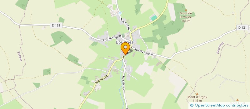 localisation de l'entreprise MONSIEUR ARNAUD MERLOT  BOURTHES