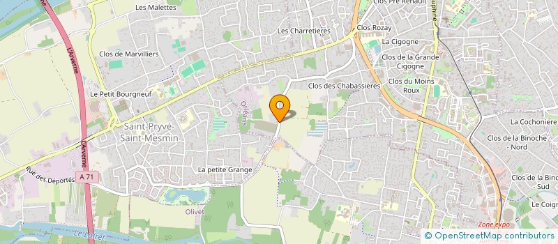 localisation de l'entreprise MONSIEUR ARNAUD METIVIER  ORLEANS