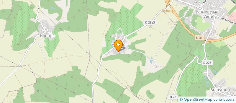 localisation de l'entreprise MONSIEUR ARNAUD MEUNIER  VANDEUIL