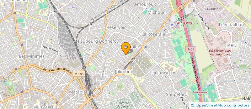 localisation de l'entreprise MONSIEUR ARNAUD MEUNIER à TOULOUSE