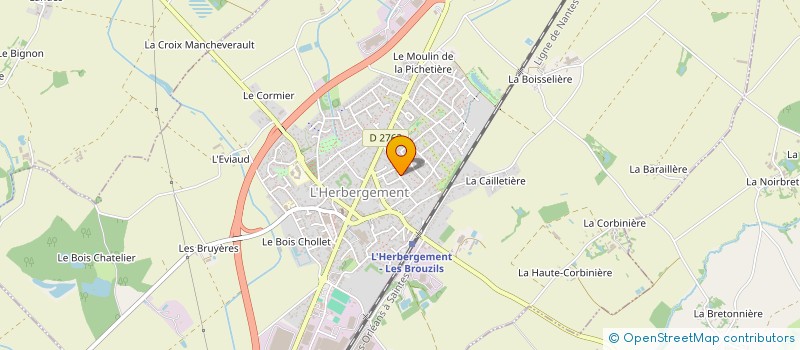 localisation de l'entreprise MONSIEUR ARNAUD MICHEL  SAINT-GEORGES-DE-POINTINDOUX