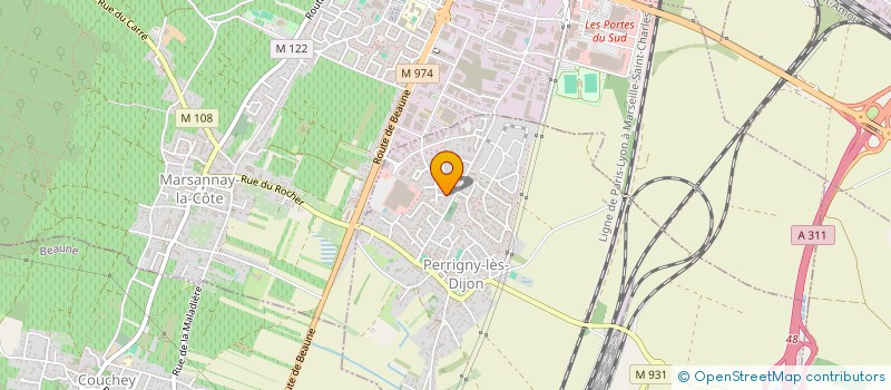 localisation de l'entreprise MONSIEUR ARNAUD MIGLIORANZA  PERRIGNY-LES-DIJON