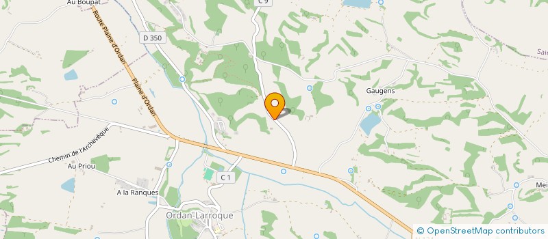 localisation de l'entreprise MONSIEUR ARNAUD MIGNARDI  ORDAN-LARROQUE