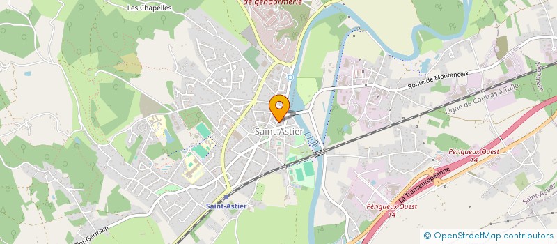 localisation de l'entreprise MONSIEUR ARNAUD MILLARET  SAINT-ASTIER