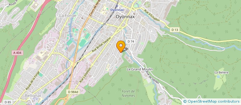 localisation de l'entreprise MONSIEUR ARNAUD MILLET à OYONNAX