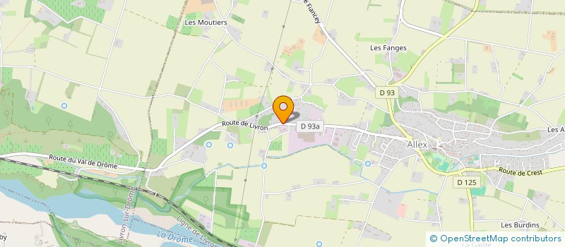 localisation de l'entreprise MONSIEUR ARNAUD MINEL  ALLEX