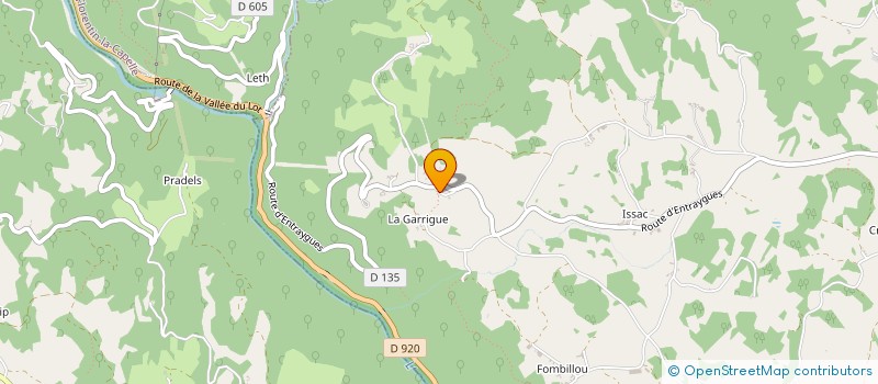 localisation de l'entreprise MONSIEUR ARNAUD MOLINARIE  LE NAYRAC