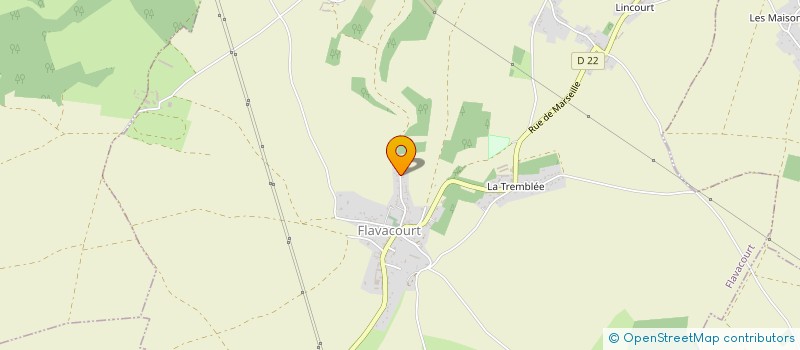 localisation de l'entreprise MONSIEUR ARNAUD MOLLET  FLAVACOURT