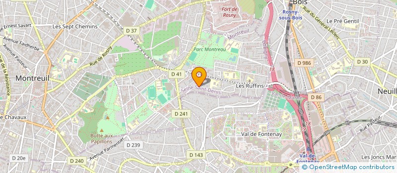 localisation de l'entreprise MONSIEUR ARNAUD MONCHAUSSE à MONTREUIL