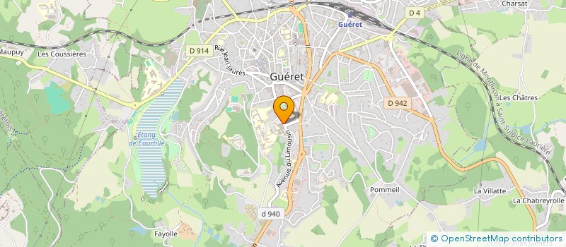 localisation de l'entreprise MONSIEUR ARNAUD MONDOLONI à GUERET