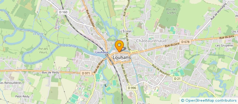 localisation de l'entreprise MONSIEUR ARNAUD MONTEBOURG à LOUHANS