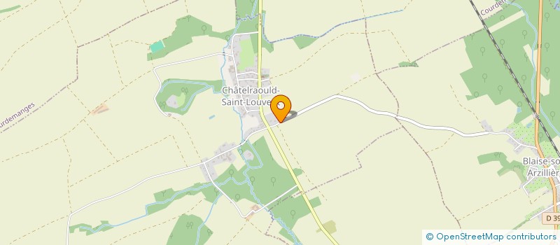 localisation de l'entreprise MONSIEUR ARNAUD MORAL  CHATELRAOULD-SAINT-LOUVENT