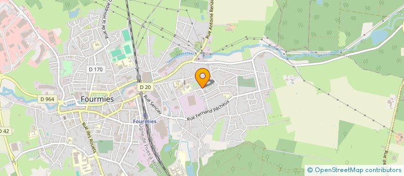 localisation de l'entreprise MONSIEUR ARNAUD MOREAU  FOURMIES