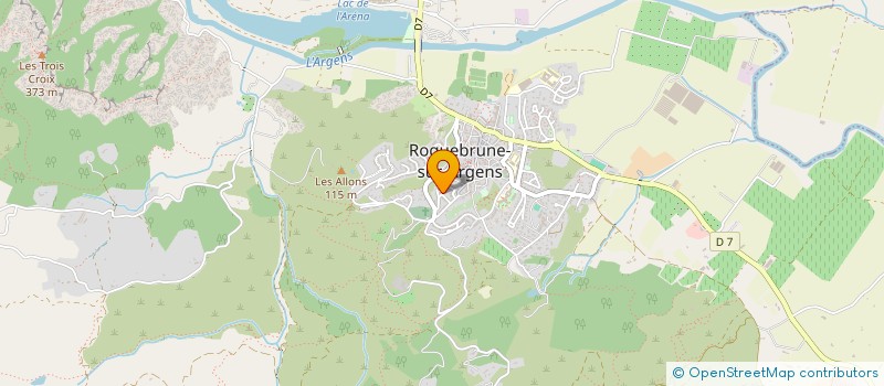 localisation de l'entreprise MONSIEUR ARNAUD MOREL D'ARLEUX à ROQUEBRUNE-SUR-ARGENS