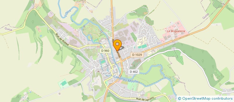 localisation de l'entreprise MONSIEUR ARNAUD MORIAUX  GUISE