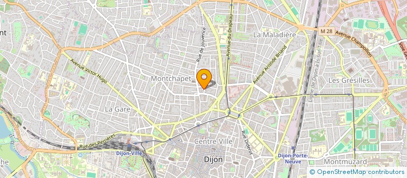 localisation de l'entreprise MONSIEUR ARNAUD MORIZE à DIJON