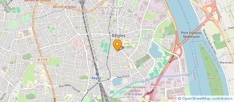 localisation de l'entreprise MONSIEUR ARNAUD MOULINIER à BEGLES