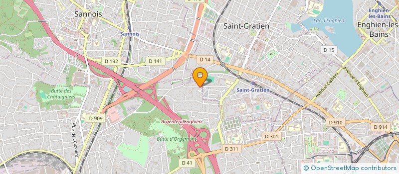 localisation de l'entreprise MONSIEUR ARNAUD MOUNARD  ARGENTEUIL