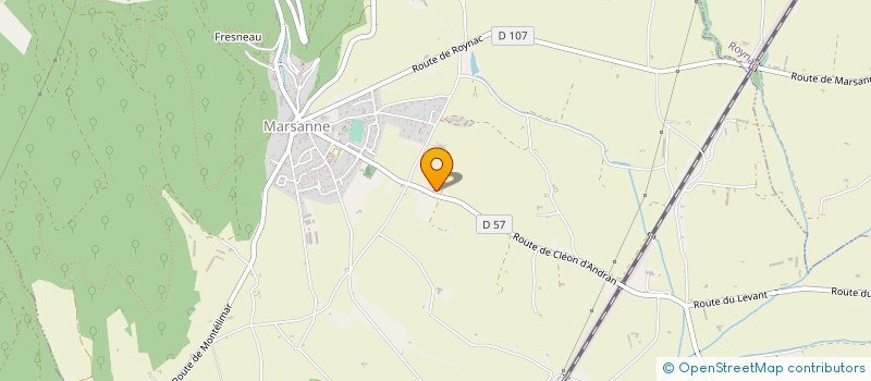 localisation de l'entreprise MONSIEUR ARNAUD MOURET  MARSANNE