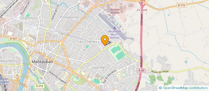 localisation de l'entreprise MONSIEUR ARNAUD MOURGUES  MONTAUBAN