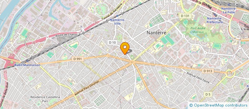 localisation de l'entreprise MONSIEUR ARNAUD MOUTIEN  NANTERRE