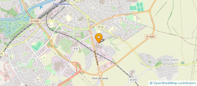 localisation de l'entreprise MONSIEUR ARNAUD MOYART à SAINT-QUENTIN