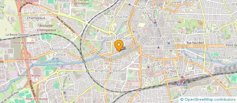 localisation de l'entreprise MONSIEUR ARNAUD NGALAMOU TCHAKO  RENNES