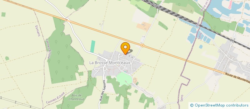 localisation de l'entreprise MONSIEUR ARNAUD NGODI  LA BROSSE-MONTCEAUX