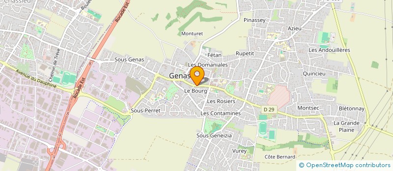 localisation de l'entreprise MONSIEUR ARNAUD NICOLAZZI  GENAS