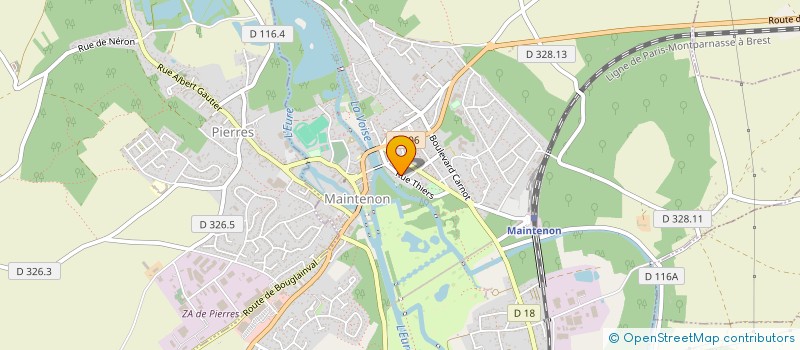 localisation de l'entreprise MONSIEUR ARNAUD NIVAULT à MAINTENON