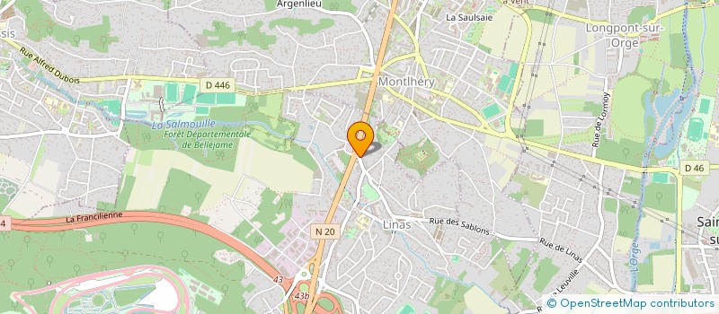 localisation de l'entreprise MONSIEUR ARNAUD NOIRAUT à LINAS