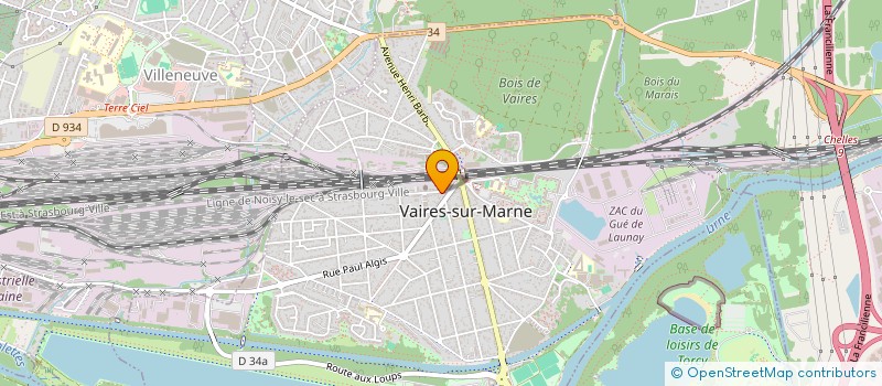 localisation de l'entreprise MONSIEUR ARNAUD NOURY  VAIRES-SUR-MARNE