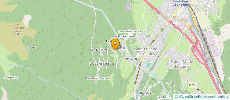 localisation de l'entreprise MONSIEUR ARNAUD NOUVEL  SAINT FRANCOIS LONGCHAMP