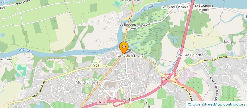 localisation de l'entreprise MONSIEUR ARNAUD NURIEC  MURS-ERIGNE