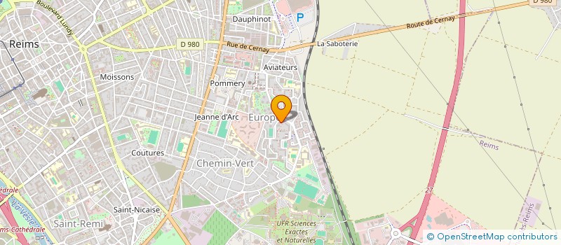 localisation de l'entreprise MONSIEUR ARNAUD OLOU  REIMS