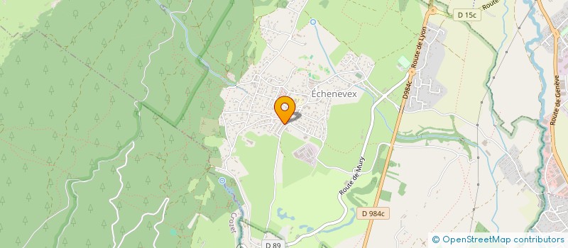 localisation de l'entreprise MONSIEUR ARNAUD OMNES  ECHENEVEX