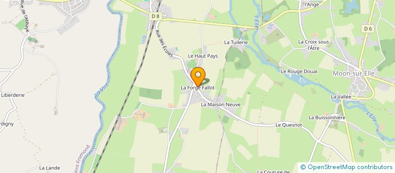 localisation de l'entreprise MONSIEUR ARNAUD ONFROY  COUVAINS