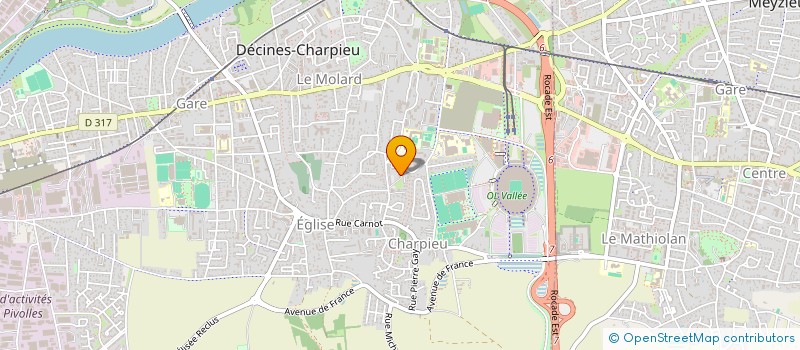 localisation de l'entreprise MONSIEUR ARNAUD OTO  DECINES-CHARPIEU