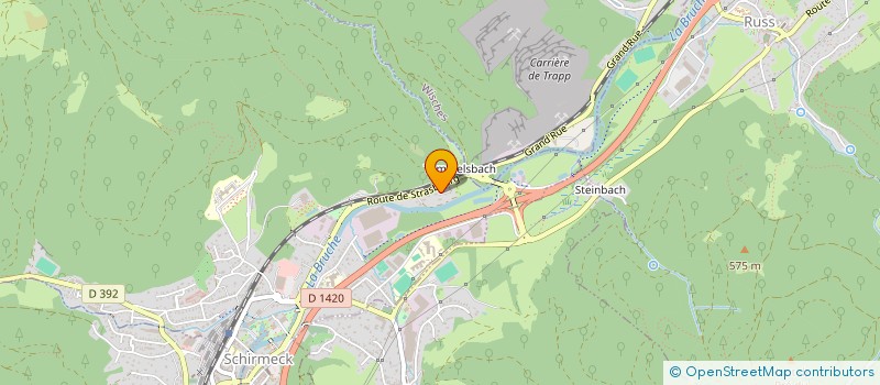 localisation de l'entreprise MONSIEUR ARNAUD PACLET  SCHIRMECK