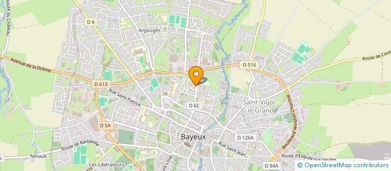 localisation de l'entreprise MONSIEUR ARNAUD PANTHOU  BAYEUX