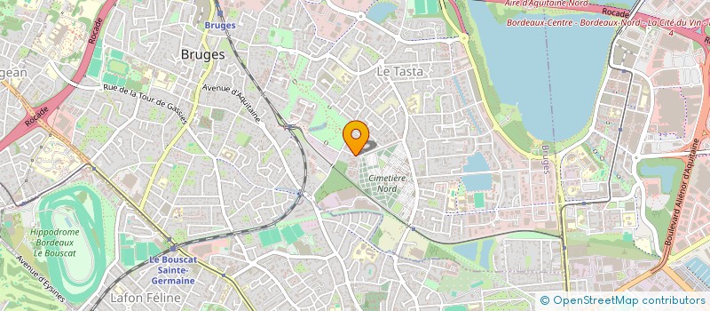 localisation de l'entreprise MONSIEUR ARNAUD PARADAS  BRUGES