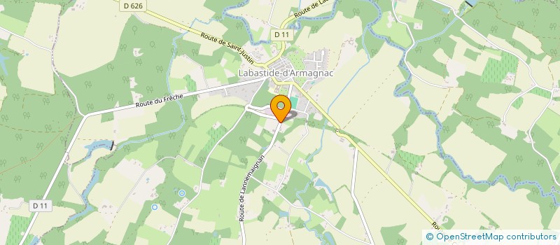 localisation de l'entreprise MONSIEUR ARNAUD PARCOLLET  LABASTIDE-D'ARMAGNAC