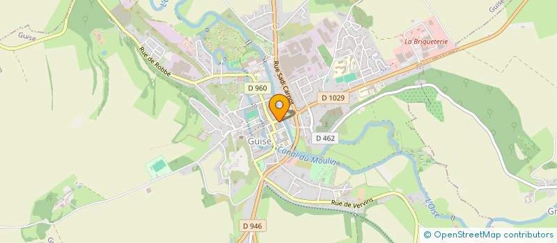 localisation de l'entreprise MONSIEUR ARNAUD PARISOT à GUISE
