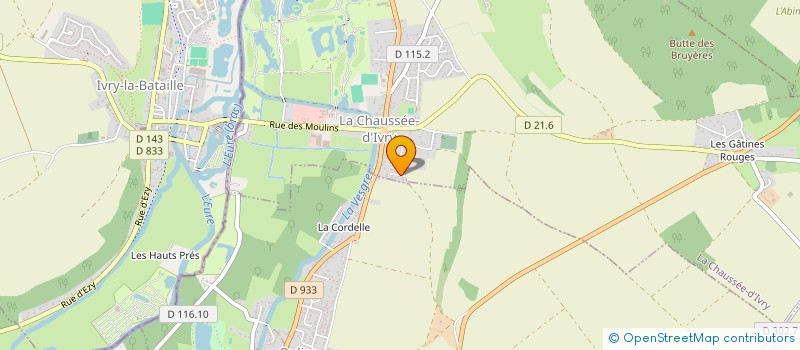 localisation de l'entreprise MONSIEUR ARNAUD PARISOT à LA CHAUSSEE D'IVRY