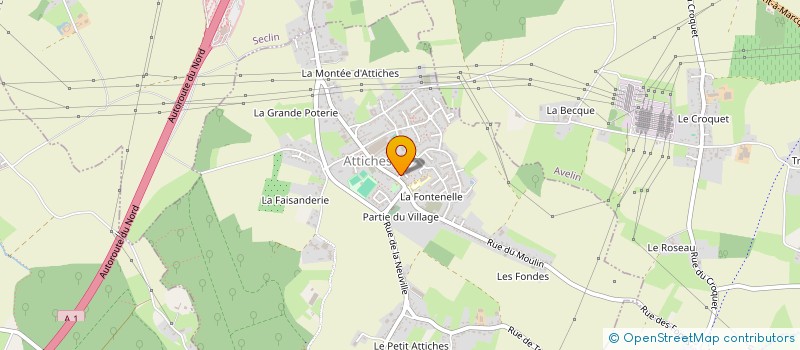 localisation de l'entreprise MONSIEUR ARNAUD PARMENTIER à ATTICHES