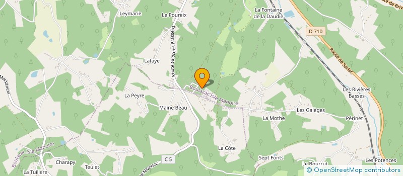 localisation de l'entreprise MONSIEUR ARNAUD PASQUET  BOULAZAC ISLE MANOIRE