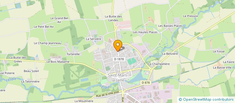 localisation de l'entreprise MONSIEUR ARNAUD PASSELANDE  VALLONS-DE-L'ERDRE