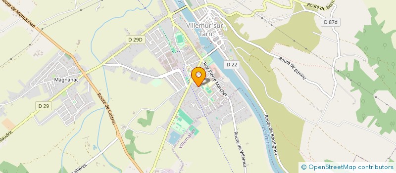 localisation de l'entreprise MONSIEUR ARNAUD PASUTTO  VILLEMUR-SUR-TARN